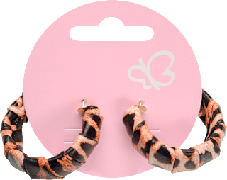 Naušnice – ring, leopard  ACCESSOIRES
