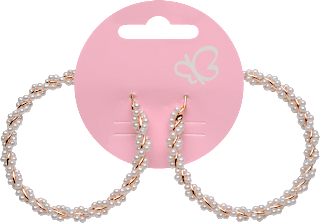 Naušnice – ring, s perlicama ACCESSOIRES