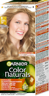 Tartós hajfesték, világos szőke 8 GARNIER Color naturals