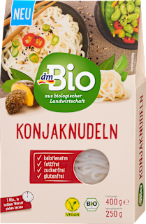 Tanki rezanci u vodenom nalivu od korena konjaka (glukomanana) dmBio