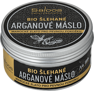 bio šlehané arganové máslo Saloos