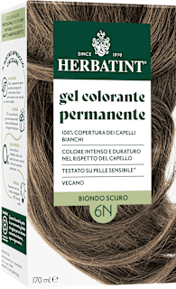Gel colorante permanente 6N biondo scuro HERBATINT