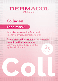 Collagen pleťová maska 2x8 ml Dermacol