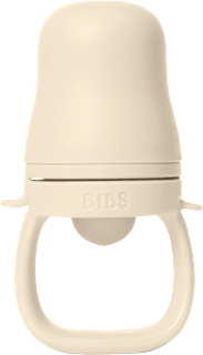 Dispozitiv hrănire cu 2 tetine silicon  Ivory BIBS