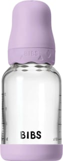 Biberon de sticlă&tetină latex Violet Sky BIBS