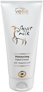 Crema de maini hidratanta cu extract din lapte de capra Vellie