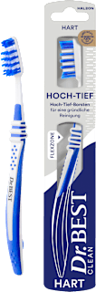 Zahnbürste Clean Hoch-Tief hart Dr. Best