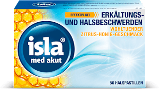 isla med akut ZITRUS-HONIG Halspastillen isla