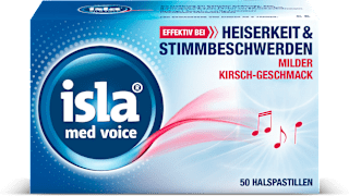 isla med voice Halspastillen Milder Kirsch-Geschmack isla