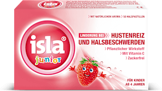 isla junior Halspastillen, Erdbeergeschmack isla