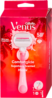 ComfortGlide Miami ženski brijač + 1 dopuna + držač Gillette Venus