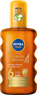 Olje za daljšo porjavitev Tropical Bronze, ZF 6 NIVEA SUN