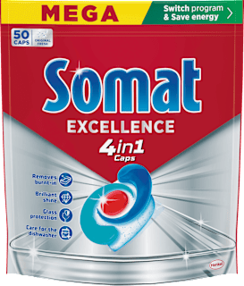 Kapsuly do umývačky riadu Excellence 4in1 Somat