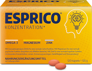 ESPRICO KONZENTRATION+ Kaukapseln 120 St ESPRICO