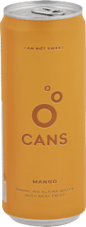 Ochutená alpská voda Mango CANS