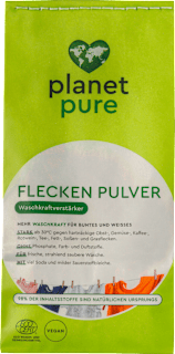 Fleckenpulver Waschkraftverstärker planet pure