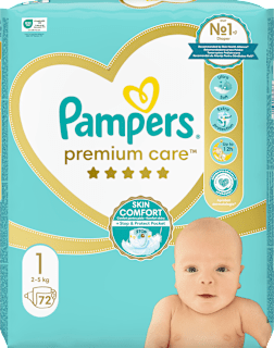 Plenice velikost 1 (2-5 kg) Pampers Premium Care
