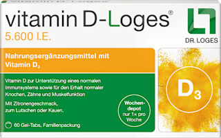 vitamin D-Loges 5.600 I.E.Kautabletten 60 St vitamin D-Loges