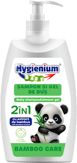 Șampon&gel de duș cu extract de bambus Hygienium BABY