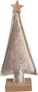 Filzaufsteller Baum (26 cm), beige Dekorieren & Einrichten
