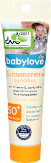 Sensitive krema za sunčanje za bebe SPF 50+ babylove