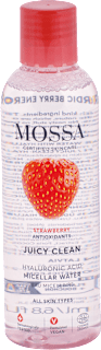 Micelárna voda Juicy Clean Strawberry s kyselinou hyalurónovou Mossa
