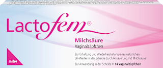 Lactofem Milchsäure Vaginalzäpfchen Lactofem