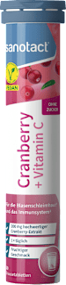 Brausetabletten Cranberry + Vitamin C sanotact