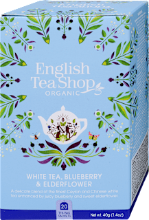 Bio tea, áfonya-bodza, 20 filter English Tea Shop