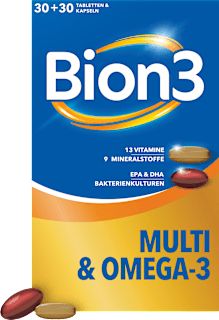 Bion3 Multi & Omega-3, 30 Tabletten und 30 Kapseln Bion3