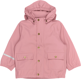 Regenjacke mit Kapuze, rosa, Gr.  110/116 Mikk-Line