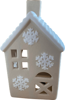 Windlicht Haus aus Keramik Dekorieren & Einrichten