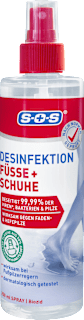 Desinfektionsspray für Füße und Schuhe SOS