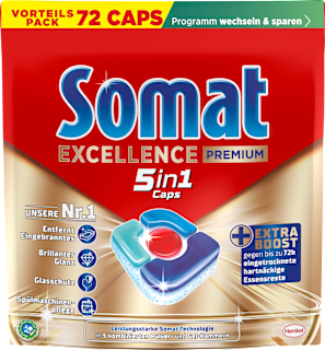 Geschirrspül-Tabs Excellence Premium 5in1 Vorteilspack Somat