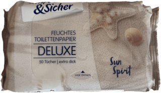 Hârtie igienică umedă Deluxe Sun Spirit Sanft&Sicher