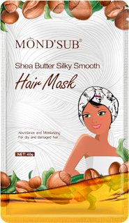 Maska do włosów w czepku z masłem shea Silky Smooth Hair Mask Mond'sub