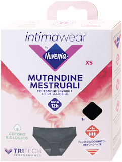 Slip mestruali taglia XS Nuvenia
