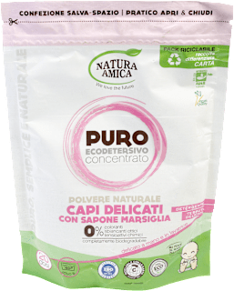 Polvere naturale per capi delicati con sapone di Marsiglia Natura Amica