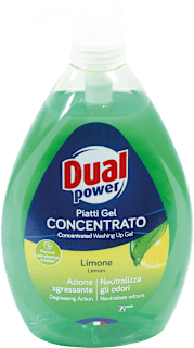 Gel piatti concentrato al limone Dual power