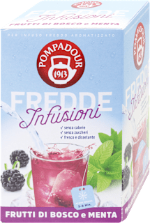 Tisana fredda frutti di bosco e menta POMPADOUR