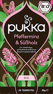 Kräutertee Pfefferminz & Süßholz (20 Beutel) pukka