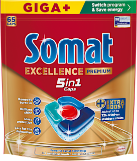 Excellence kapsle do myčky 5 v 1 Somat