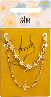 Fußkette-Set gold mit Blumen s-he stylecollection