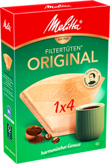 Kaffee-Filtertüten Original 1x4 Aroma naturbraun Melitta