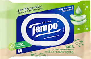 Feuchtes Toilettenpapier sanft & sensitiv Tempo