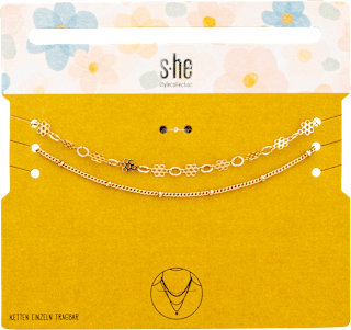 Kettenset Choker in Goldoptik SHE