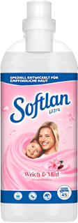 Koncentrat do płukania mleko migdałowe + lilia Weich&Mild Sensitiv, 45 prań Softlan