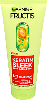 Sampon Keratin Sleek, száraz és szöszösödő hajra GARNIER FRUCTIS