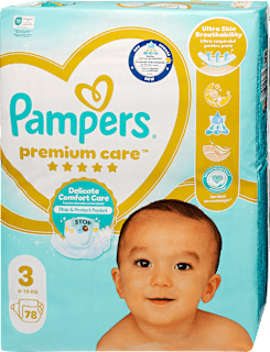 Pelenka midi, 3-as méret, 6-10 kg Pampers Premium Care