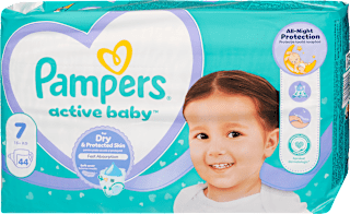 Pelenka Maxi pack+, 7-es méret, 15+ kg Pampers active baby